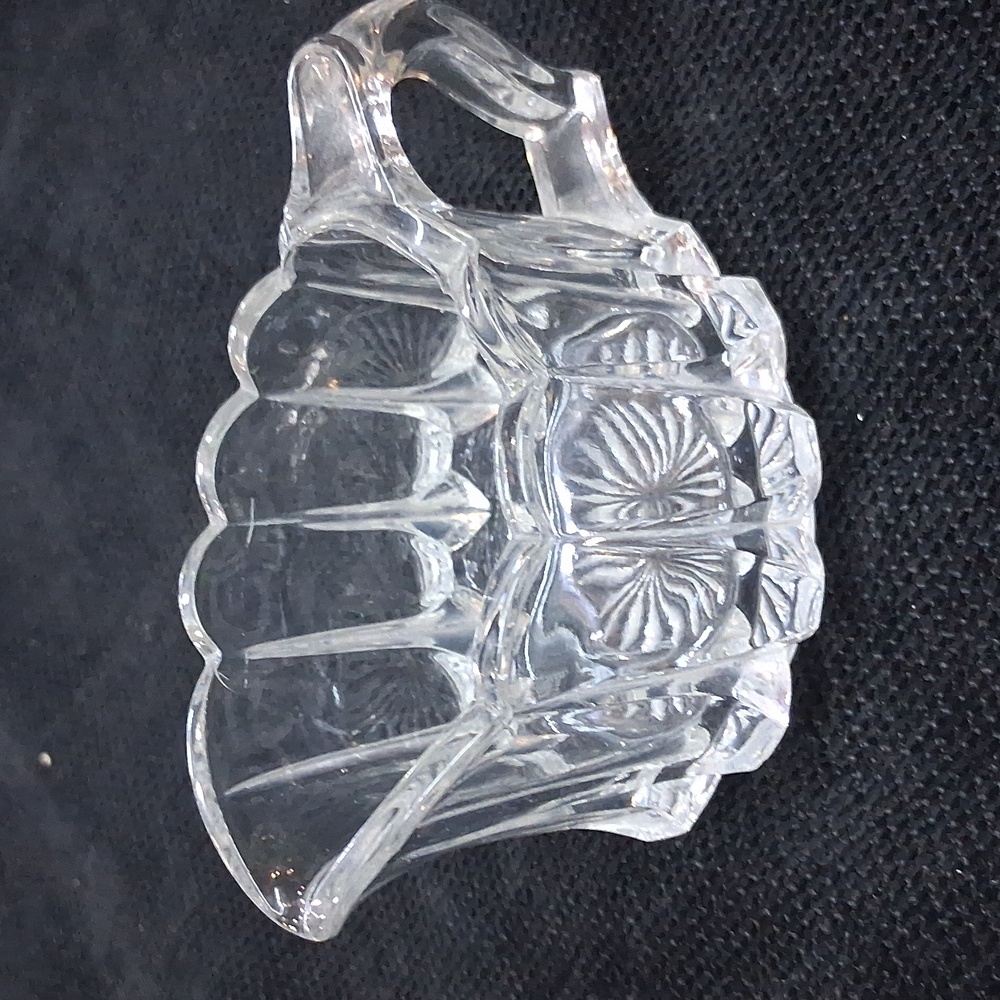 Vintage Heisey Peerless #300 Clear Glass Creamer